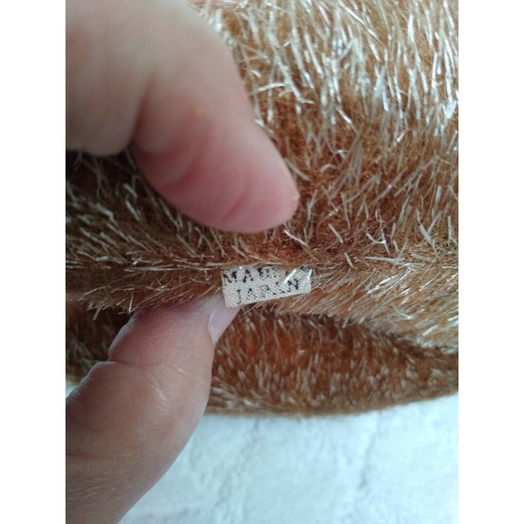 Teddy Bear rubber face vintage stuffed wood wool filled Carnival prize 1950s - Picture 3 of 11